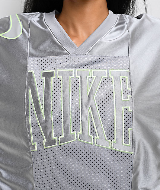 Nike Sportswear Graphic Grey Oversized Jersey | Zumiez