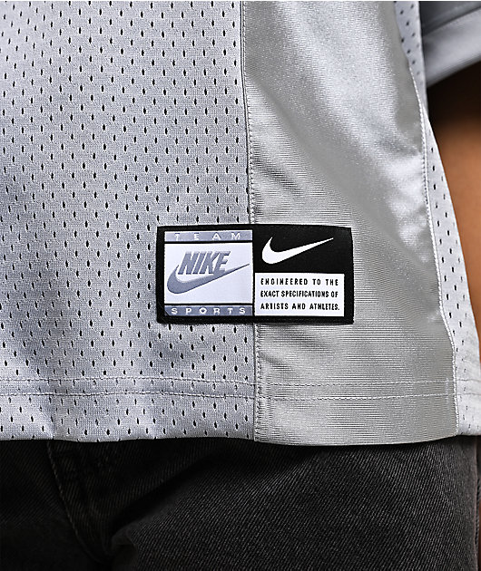 Nike Sportswear Graphic Grey Oversized Jersey | Zumiez