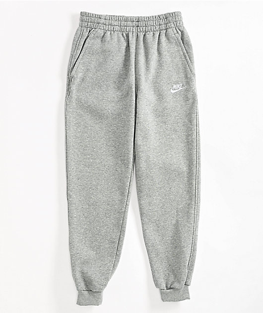 Nike cuffed grey joggers sale