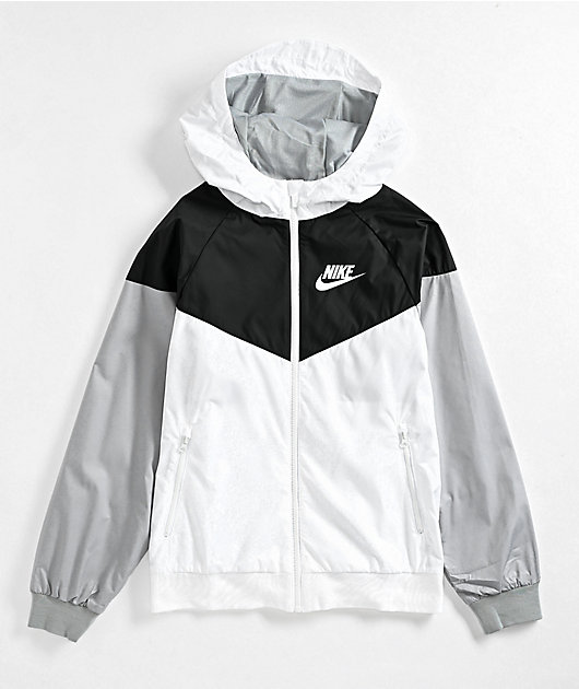 Nike Sportswear Kids Windrunner White Windbreaker Jacket