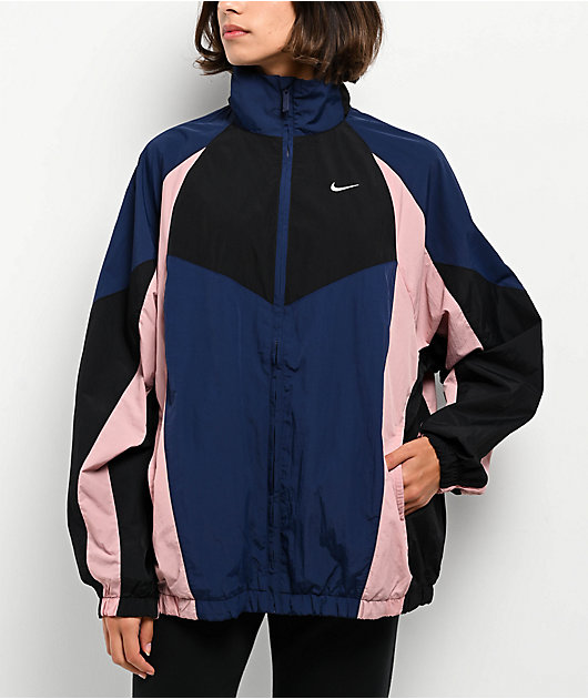 Nike Sportswear Midnight Navy, Black & Particle Pink Oversized