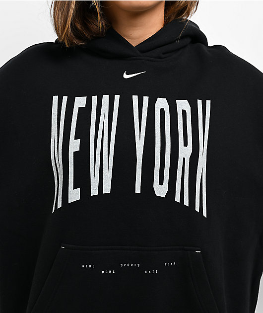 Nike Sportswear New York Black Oversized Hoodie