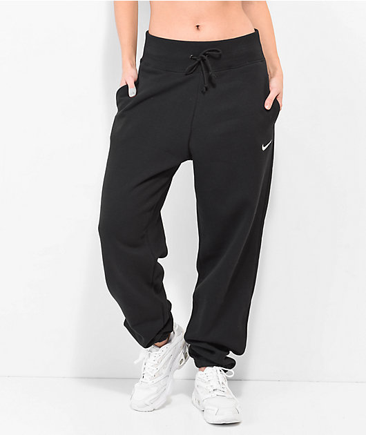 Nike Sportswear Black Waisted Sweatpants