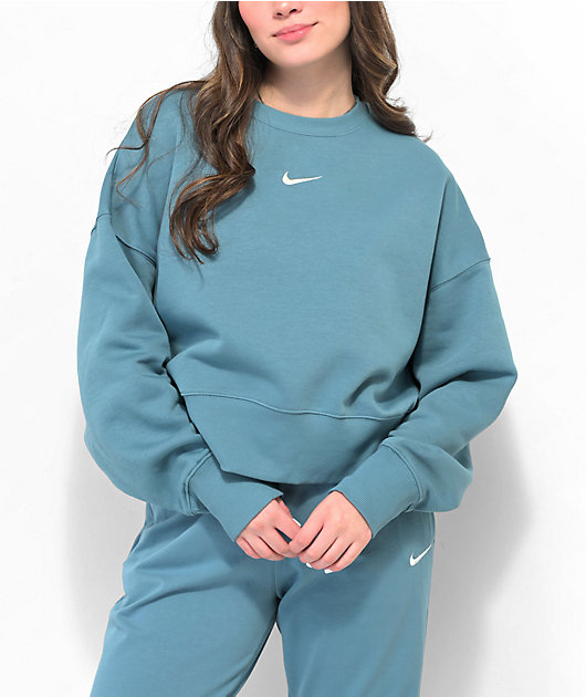 Blue nike crewneck sweatshirt online