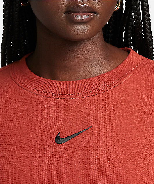 Nike Sportswear Phoenix Fleece Burnt OrangeCrewneck