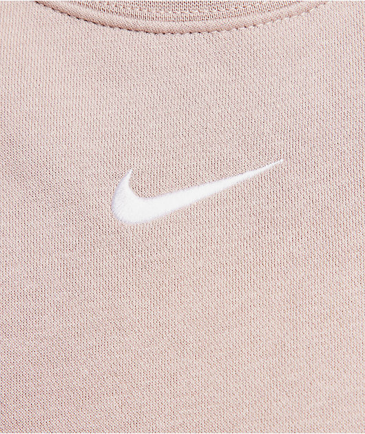 Nike Sportswear Phoenix Fleece Diffused Taupe & Sail Oversized Crewneck Sweatshirt