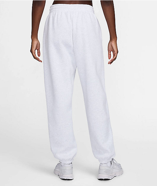 Nike heather grey sweatpants best sale