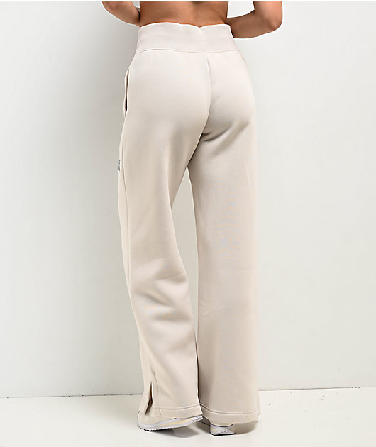 Nike Sportswear Phoenix Fleece Logo Light Orewood High Waist