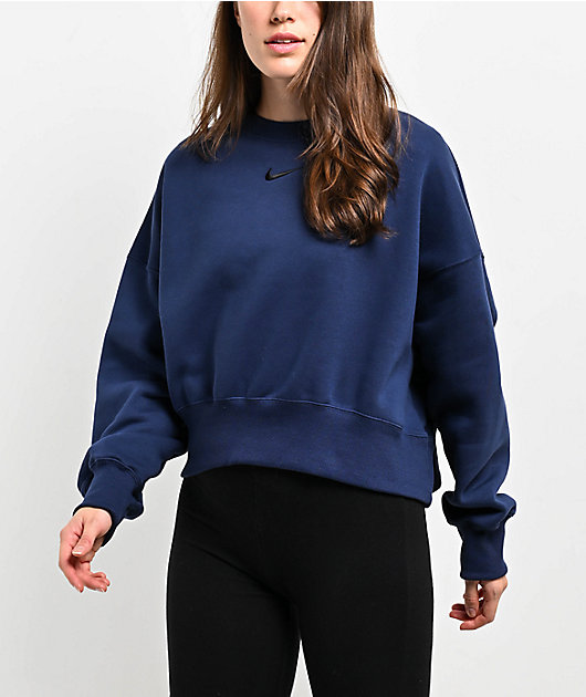 Sweatshirt Nike Sportswear Phoenix Fleece 3/4-Sleeve Crop Polo