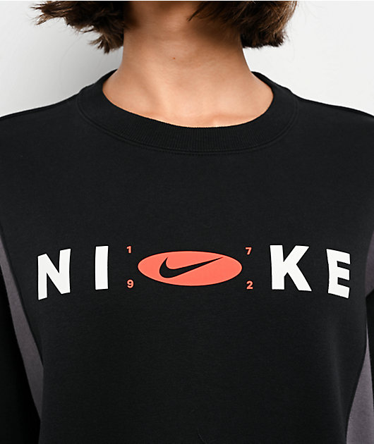 nike air max fleece crew sweatshirt