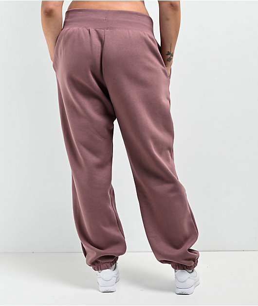 Nike sweatpants burgundy on sale