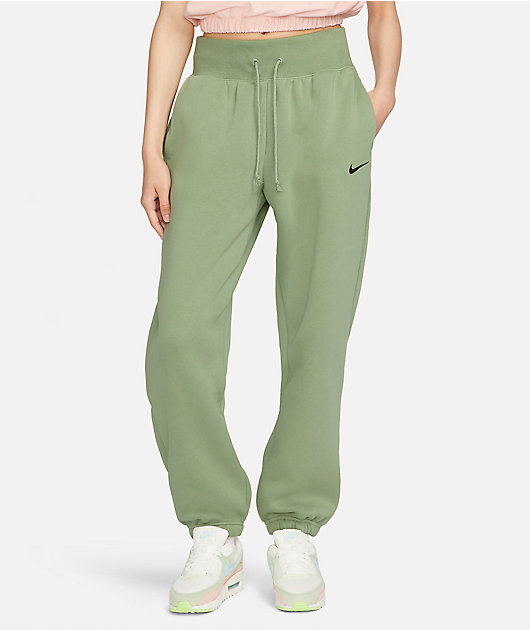 Mighty Fine Green Athletic Sweat Pants for Women