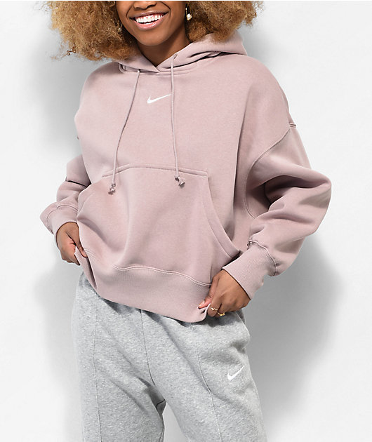 Nike Sportswear Phoenix Mauve Hoodie Zumiez