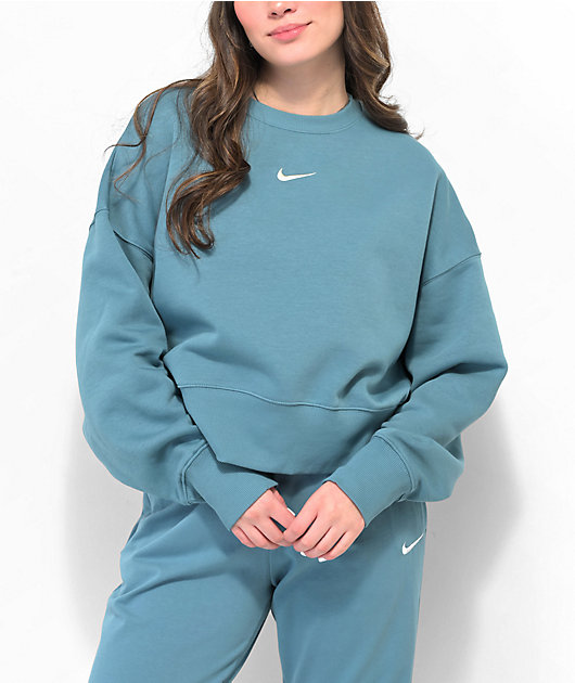Nike Sportswear Phoenix Sudadera cuello redondo azul