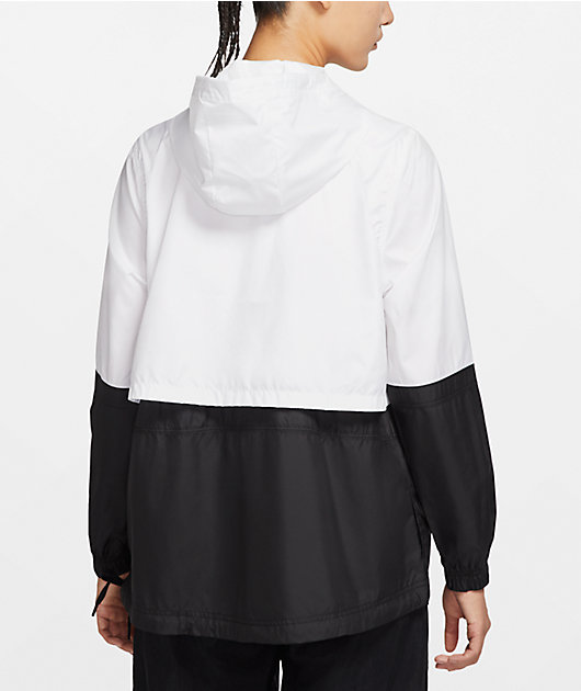 Nike Sportswear Repel Black & White Windbreaker Jacket