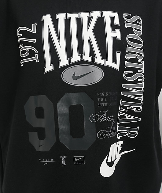 Nike Sportswear Street Black Crewneck Sweatshirt