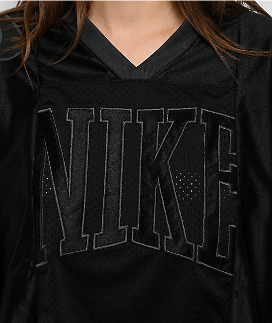 Nike Sportswear Street Black Crop Football Jersey