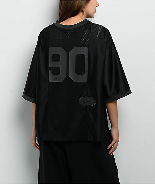 Nike Sportswear Street Black Crop Football Jersey