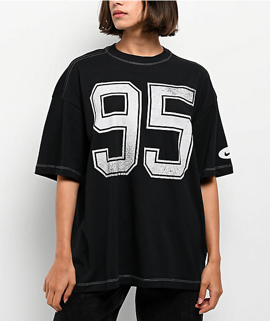 Nike Sportswear Street Black Oversized T-Shirt | Zumiez