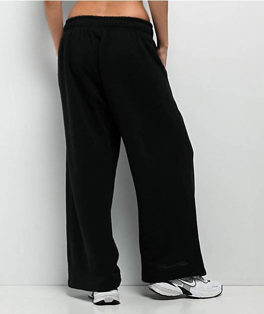 Nike Sportswear Street Open Hem Black French Terry
