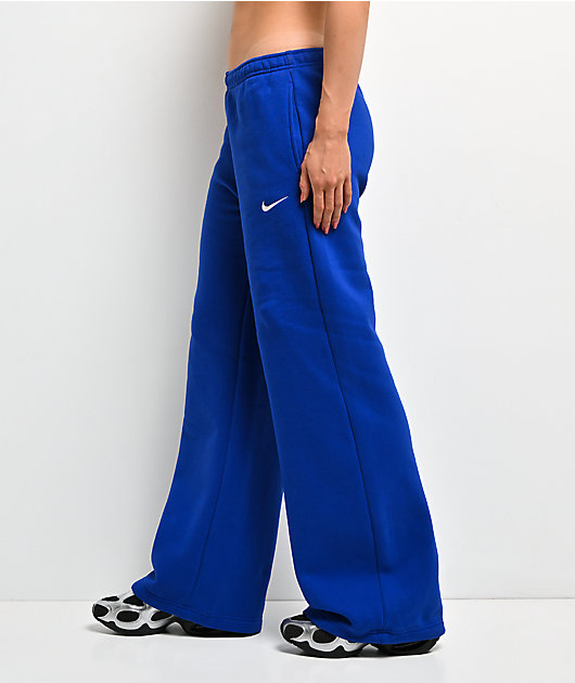Nike Sportswear Studio Old Royal Blue Wide Leg Sweatpants