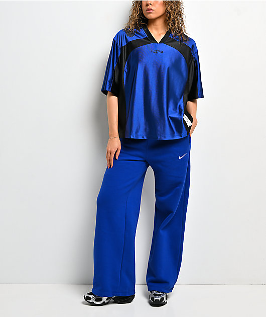 Nike Sportswear Studio Old Royal Blue Wide Leg Sweatpants
