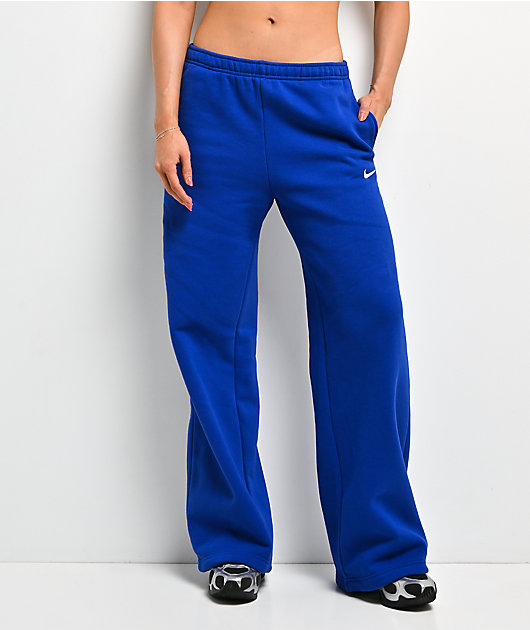 Nike Sportswear Studio Old Royal Blue Wide Leg Sweatpants