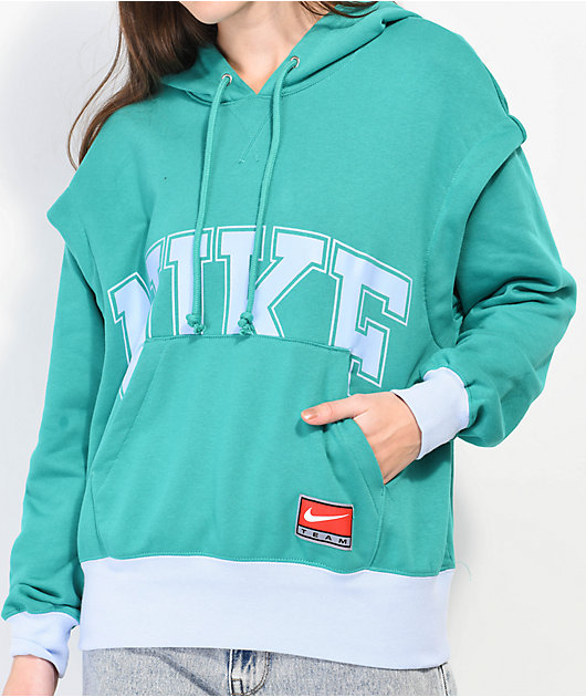 Nike hoodie mint store green