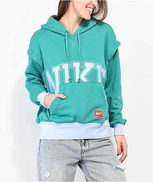 Nike sportswear best sale hoodie green