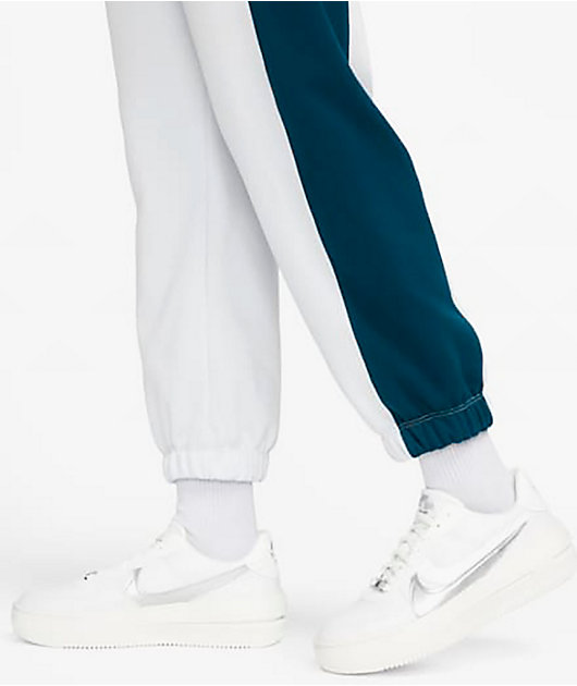 Nike Sportswear pantalones deportivos azul y blanco