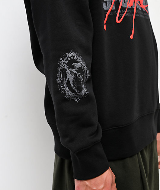Nike Sportswear Victory Club Fleece Black Crewneck Sweatshirt | Zumiez