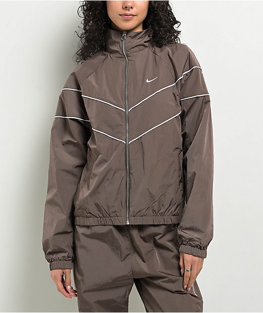 Nike Sportswear Windrunner Woven Ironstone Zip Track Jacket | Zumiez