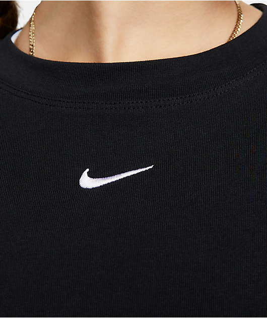 Nike black top best sale