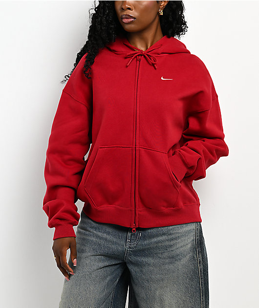 Nike Studio Red Zip Hoodie