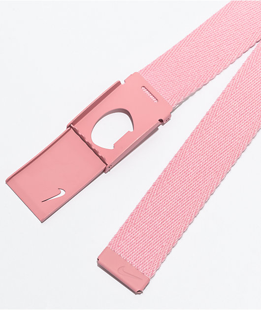 Nike Tech Essentials Pink Web Belt