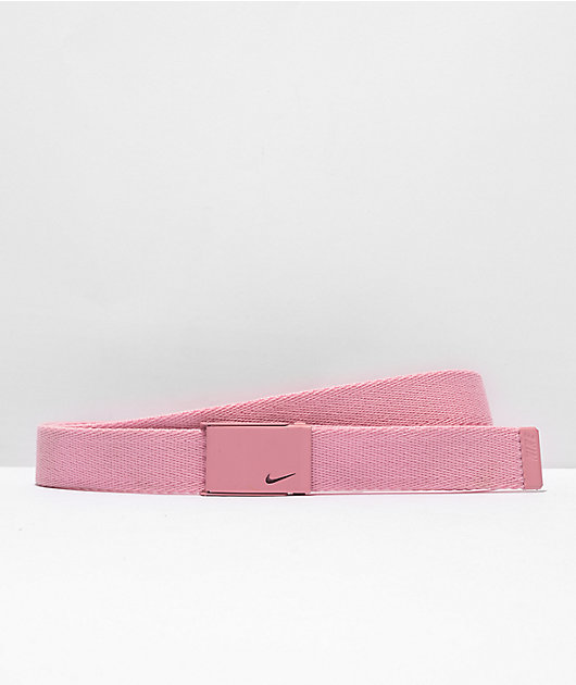 Nike Tech Essentials Pink Web Belt
