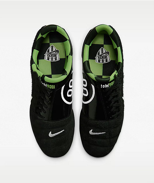Nike Total 90 Black, White & Volt Green Shoes