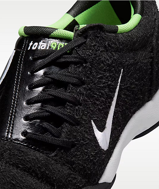 Nike Total 90 Black, White & Volt Green Shoes
