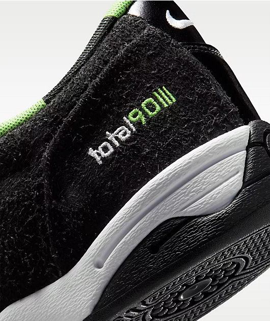 Nike Total 90 Black, White & Volt Green Shoes