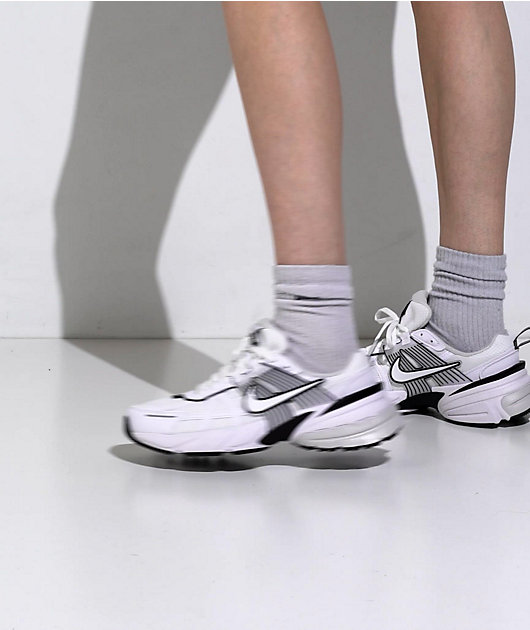 Nike V2K Run White Platinum Tint Shoes Zumiez