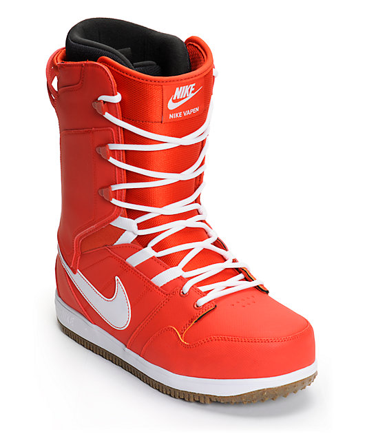 red nike snowboard boots