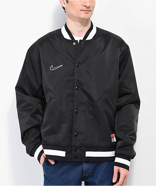 Nike Varsity Black Baseball Jacket Zumiez