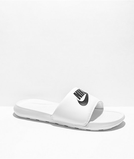 Nike white slides online