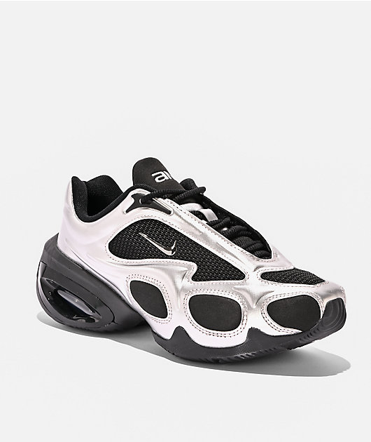 Nike Women's Air Max Muse Metallic Silver & Black Shoes