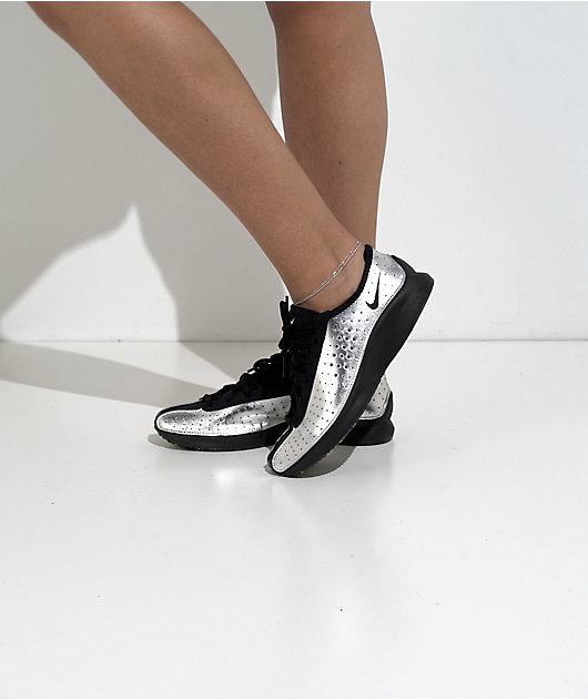 Nike Women's Air Superfly Metallic Silver & Black Shoes video