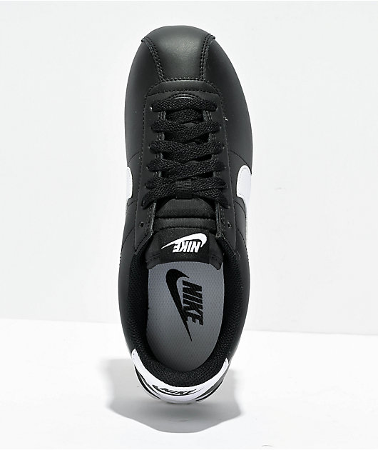 Nike Cortez Black & White Shoes | Zumiez