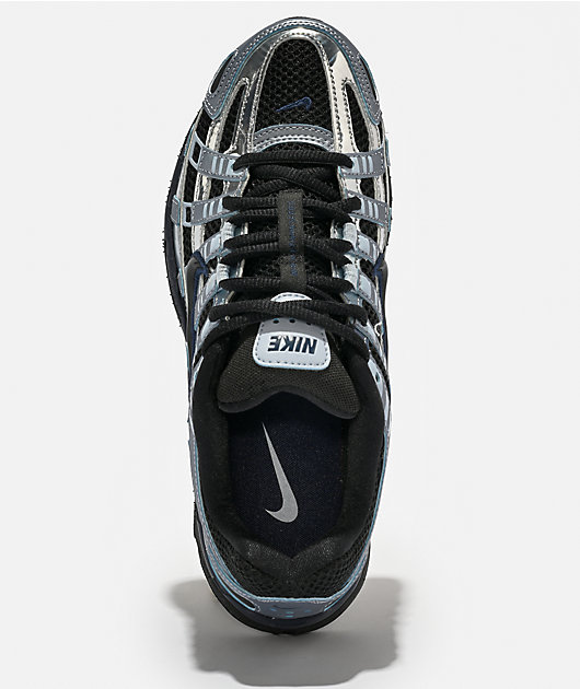 Nike Women's P-6000 Black, Hydro Blue & Silver Shoes