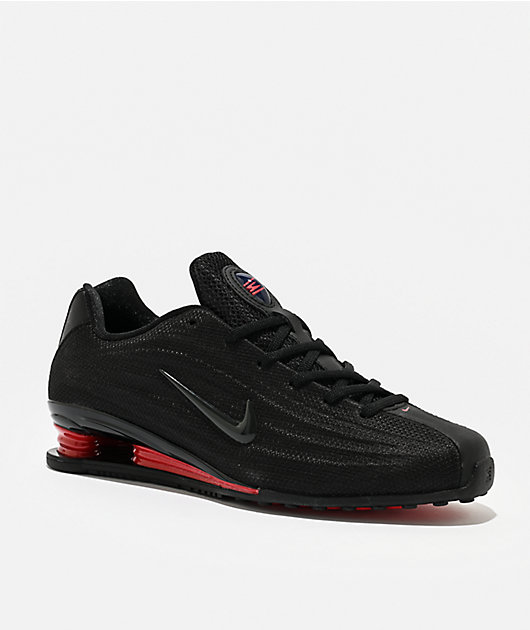 Nike Women's Shox Z Black & University Red Shoes | Zumiez