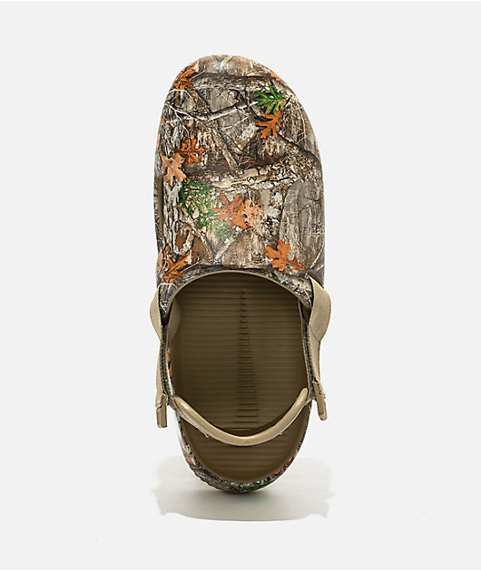 Nike x Realtree Calm Camo & Khaki Mule Sandals | Zumiez