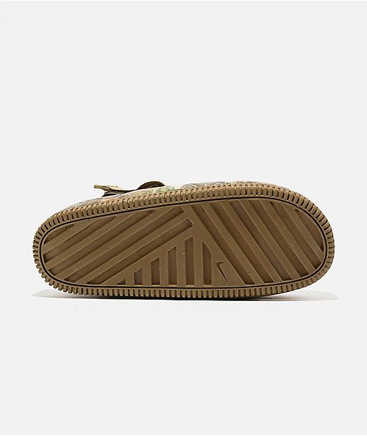 Nike x Realtree Calm Camo & Khaki Mule Sandals | Zumiez